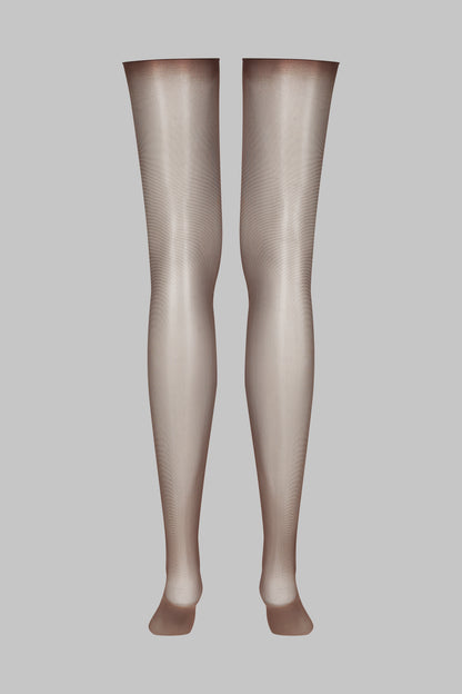 Cut and curled sheer stockings 20D - LEGWEAR