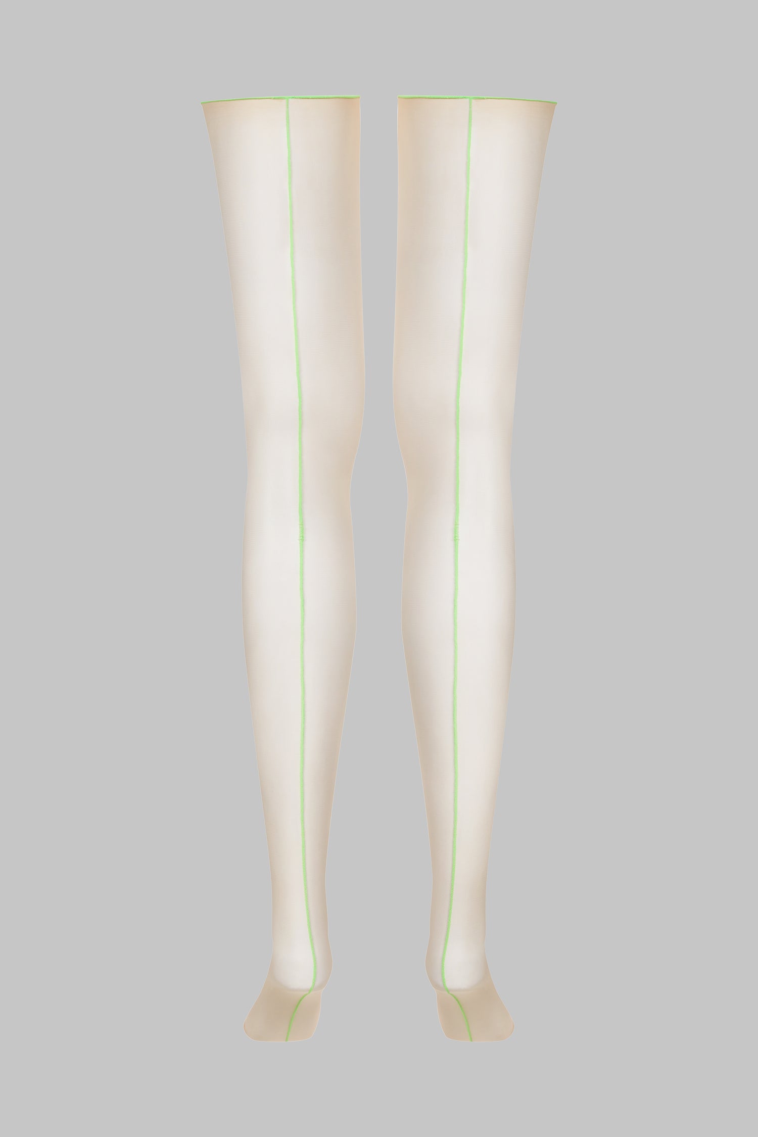 Calze con cucitura fluo con orli tagliati arrotolati - 20D - Legwear