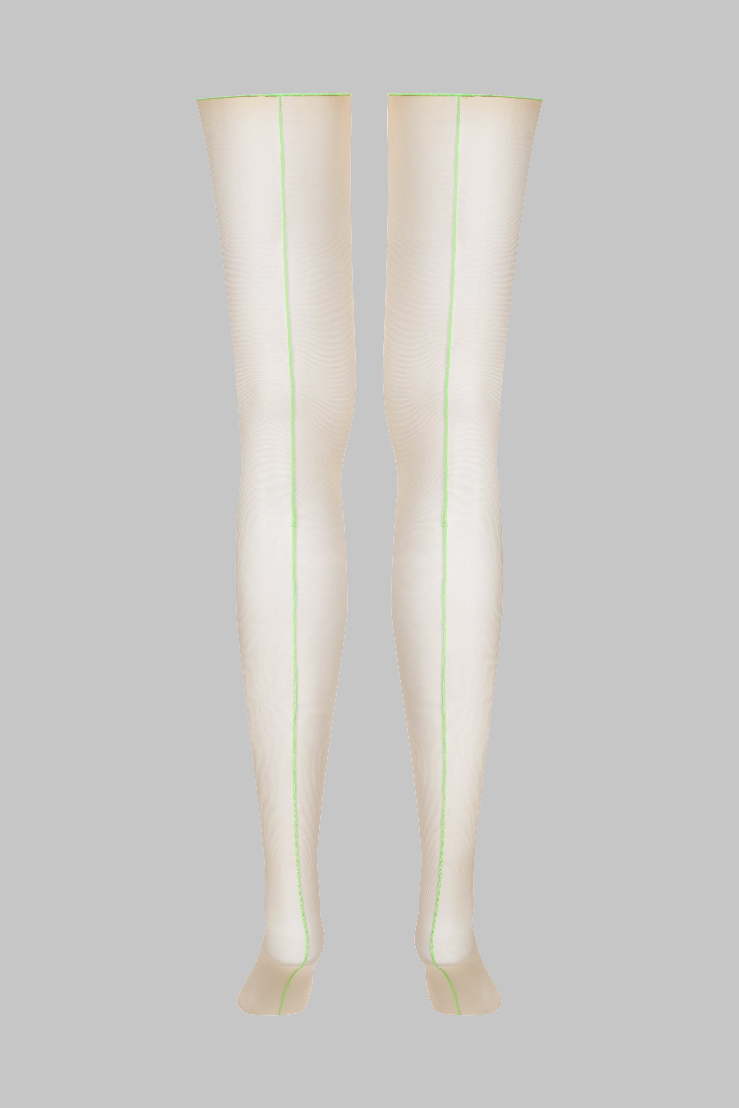Calze con cucitura fluo con orli tagliati arrotolati - 20D - Legwear