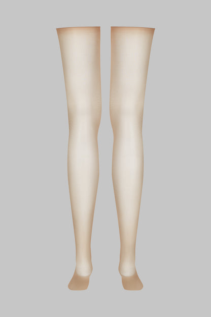 Cut and curled sheer stockings 20D - LEGWEAR