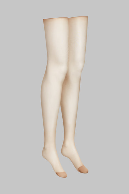Cut and curled sheer stockings 20D - LEGWEAR