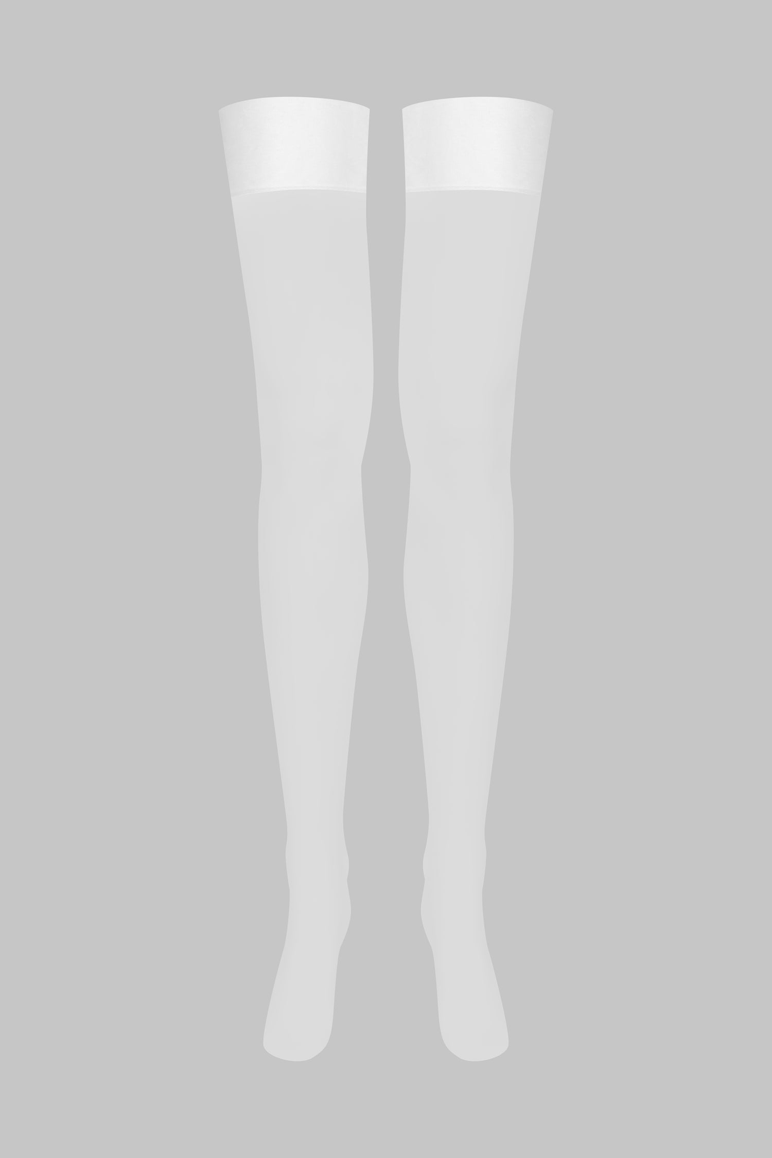 Calze velate in nylon - Bianco - Legwear