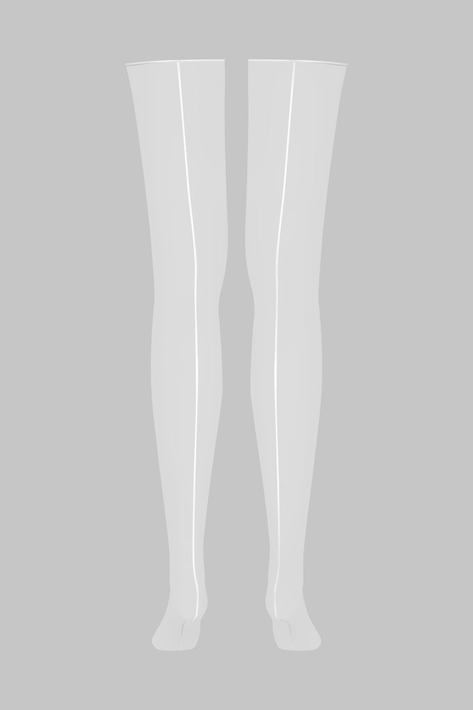 Strümpfe mit 2 Nähten gerolltem Schnitt 10D - Legwear