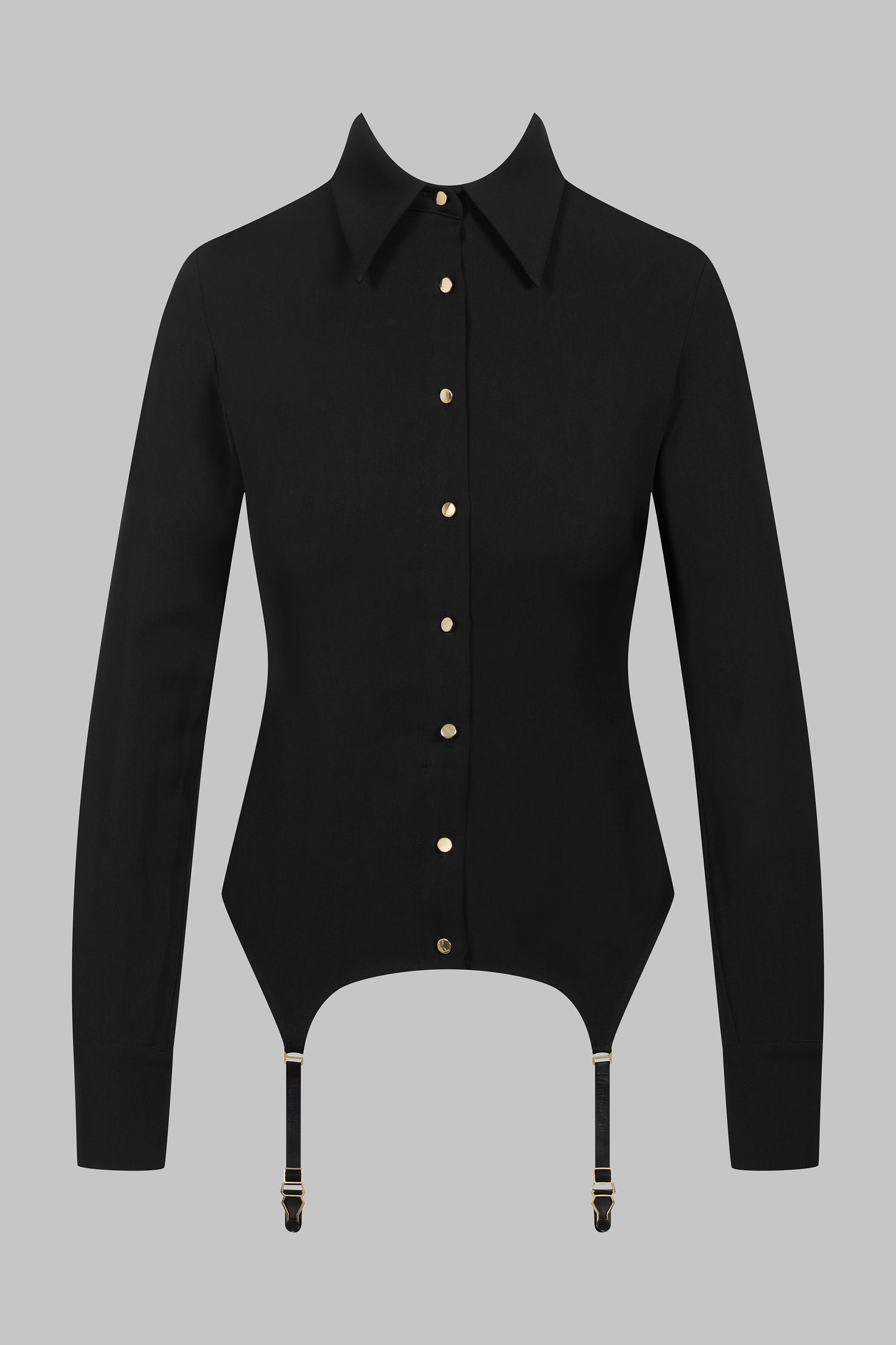 032 - Camicia reggicalze con schiena in pizzo - Le Vestiaire