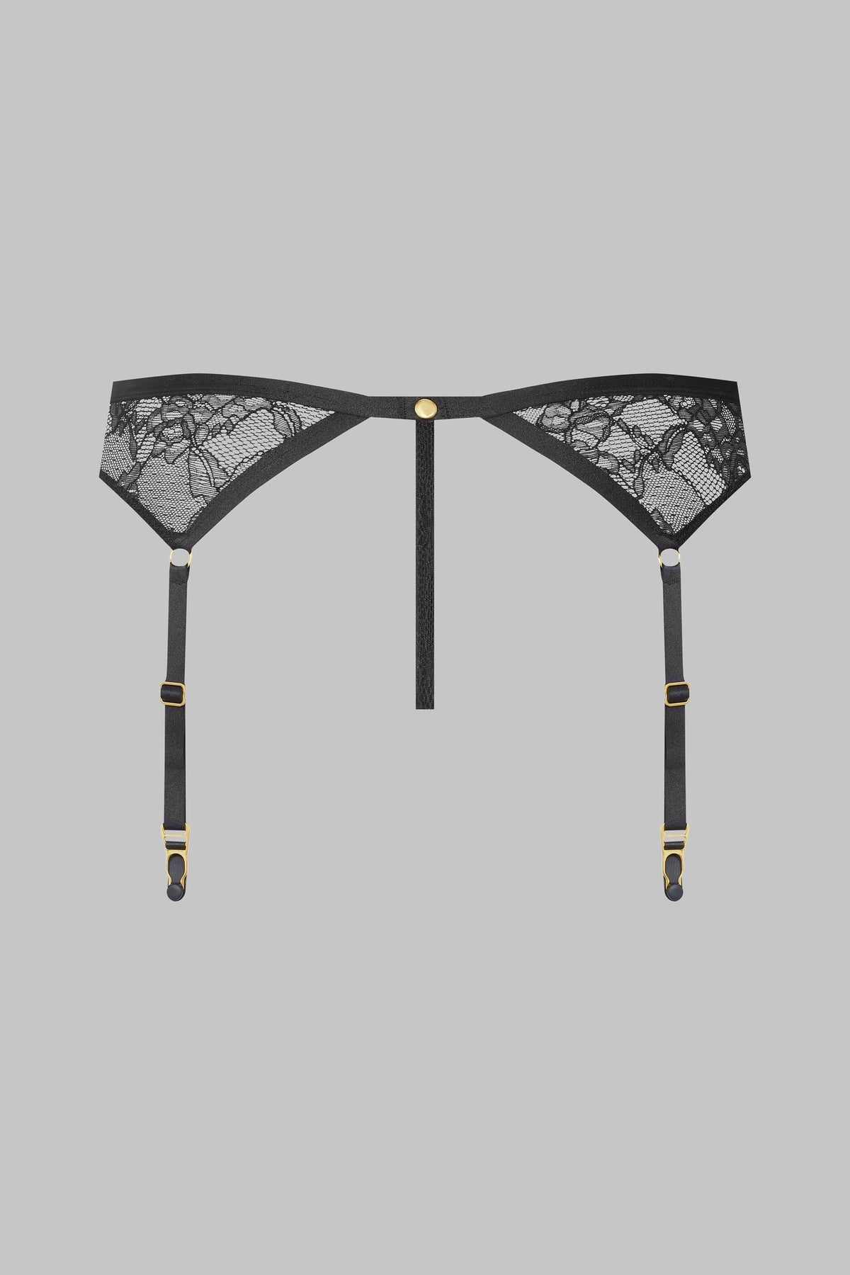 Thong with suspender belt - Jeux Magnétiques