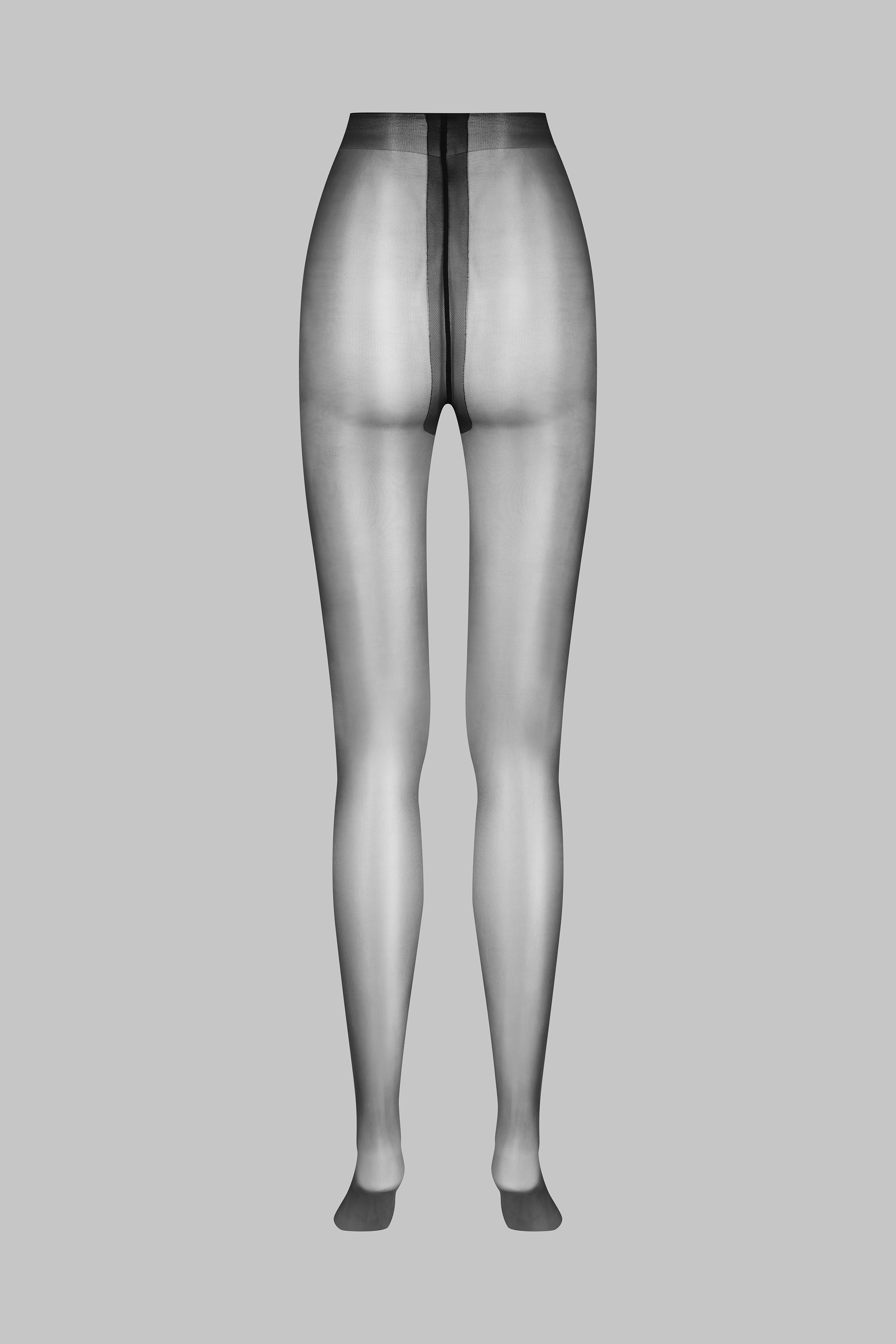 Collant Lucidi - 10D - Nero - Legwear