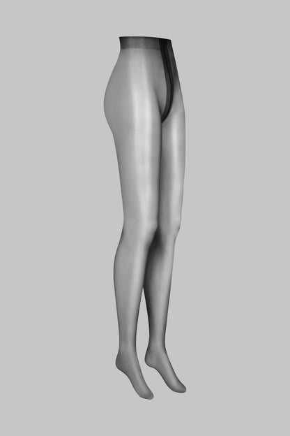 Collant Lucidi - 10D - Nero - Legwear