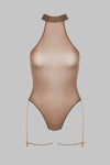 Halter Neck Thong Bodysuit - French Kiss Light