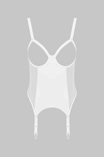 Tuta con Spalline e Reggicalze - Pure Tentation