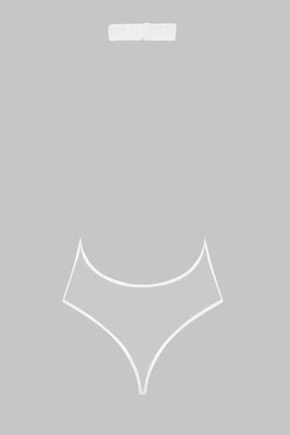 Body Perizoma con Collo Americano - Pure Tentation