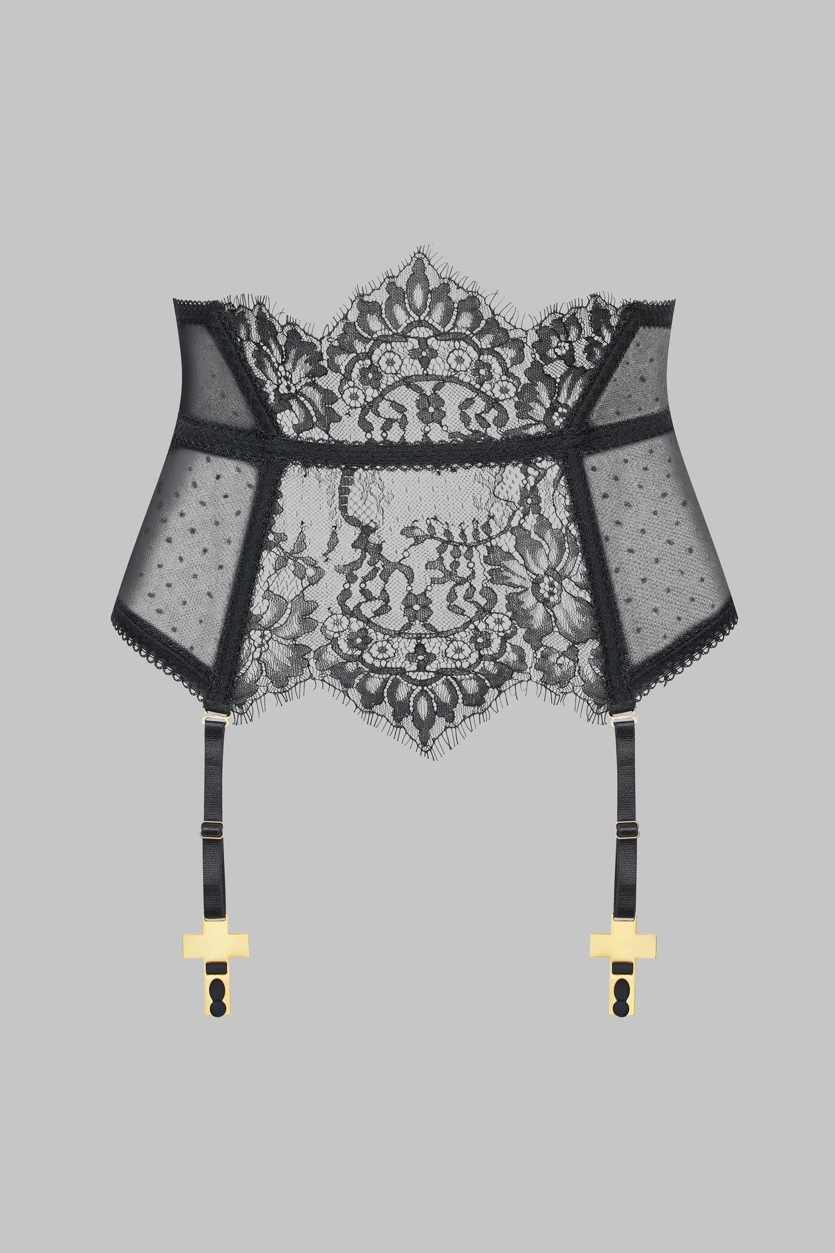 Serre-taille Porte-jarretelles Croix - Inspiration Divine