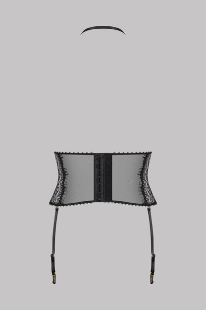 Serre-taille porte-jarretelles - Accroche Cœur
