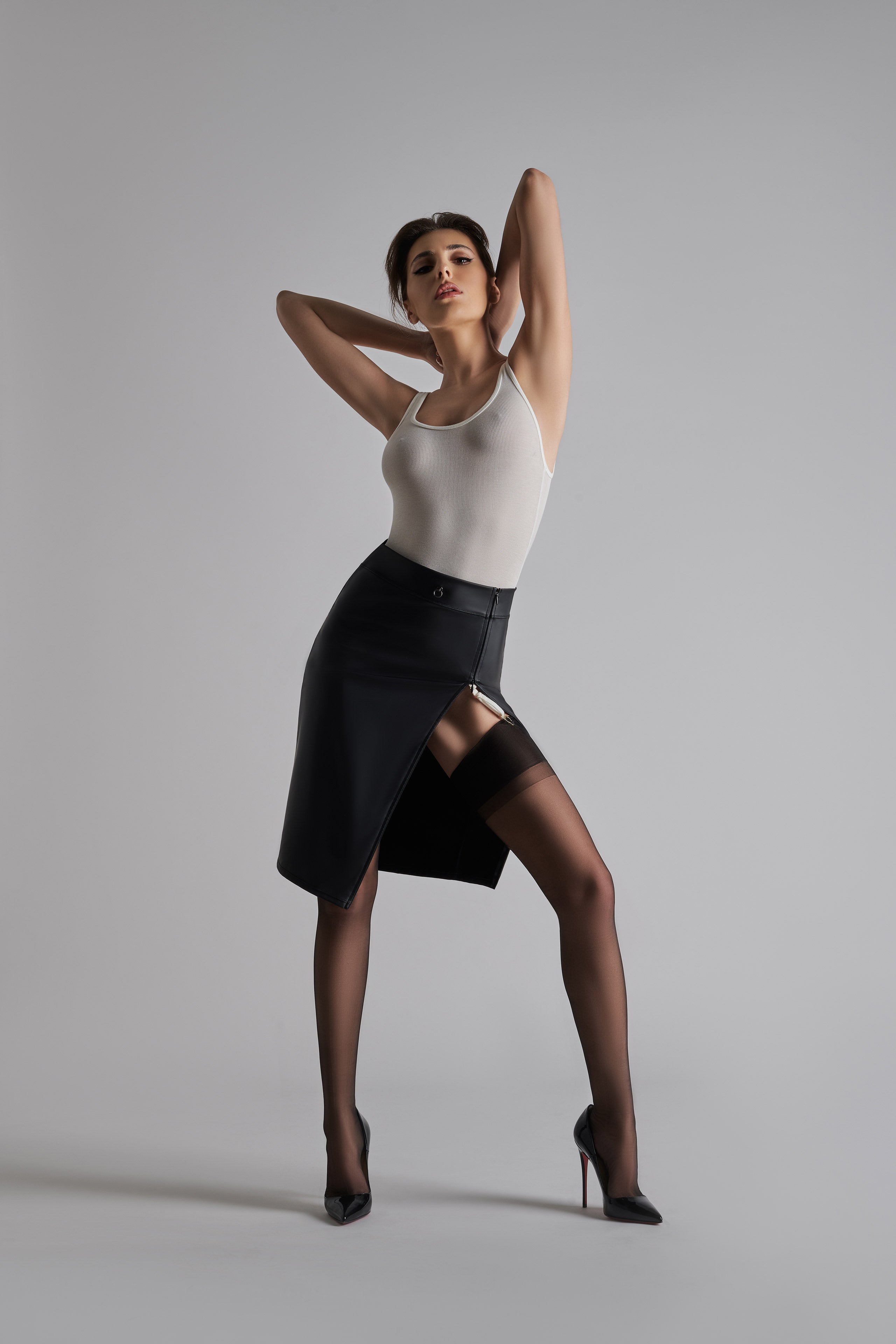 Strümpfe mit Naht 20D - Legwear