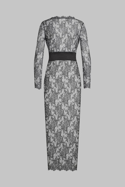 Robe longue cache-cœur - Rendez-Vous Privé