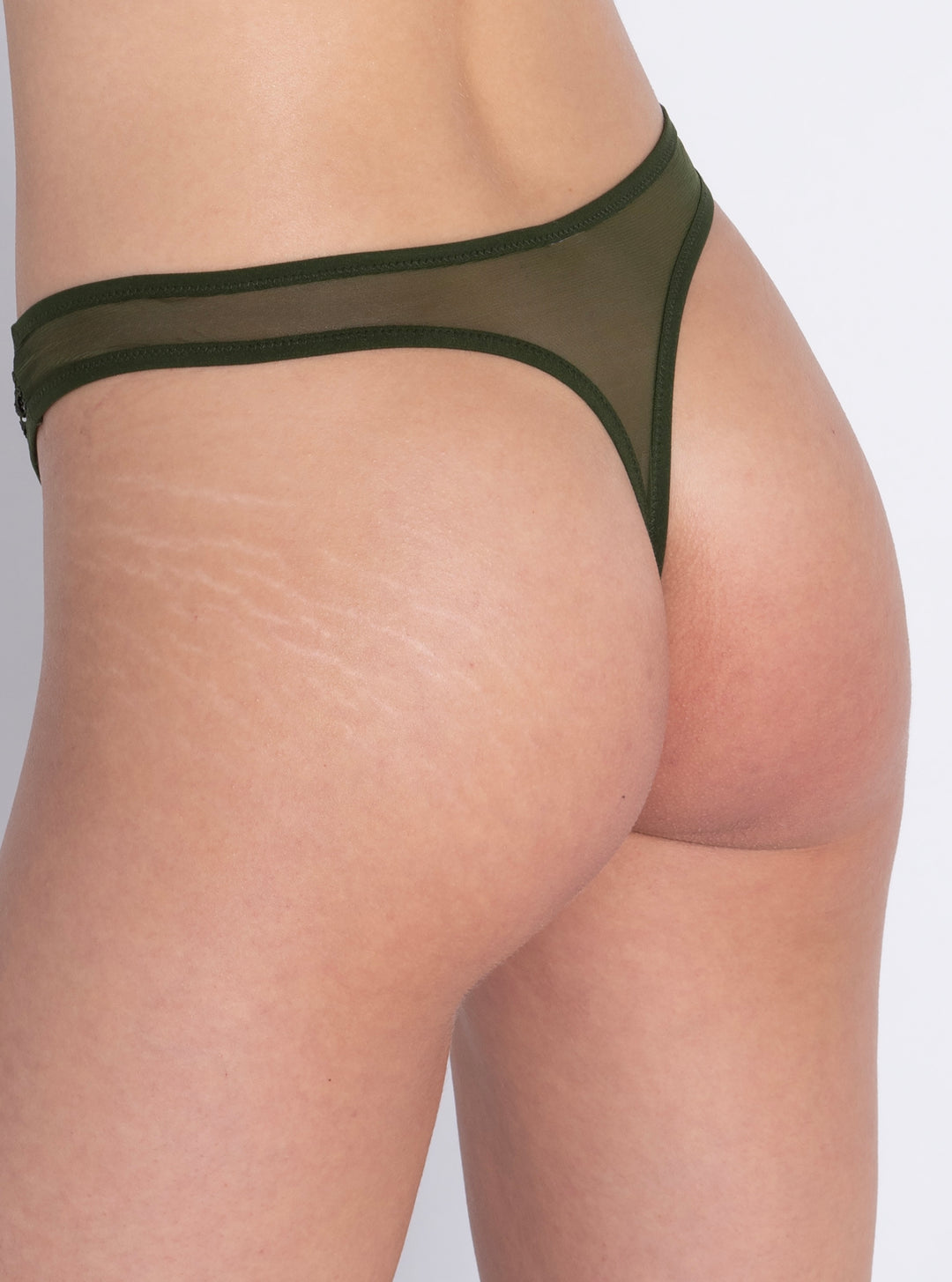 Sissi Thong Lumberjack Green